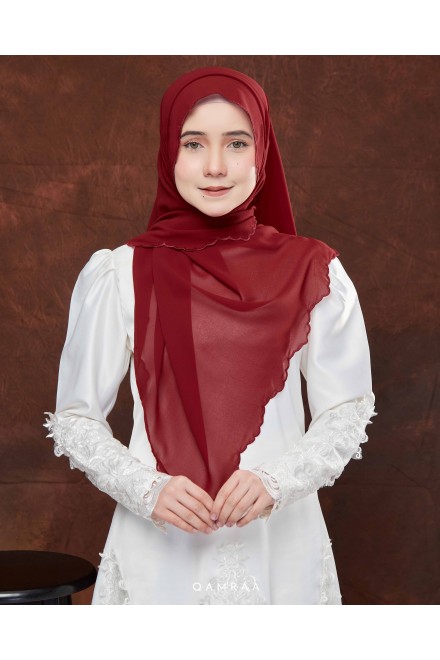 SELENDANG KUNTOM MAROON